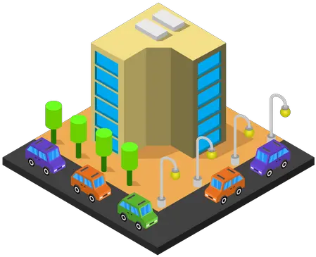  Premium High Rise Building Illustration Pack From Buildings Vertical Png Data Center Building Icon