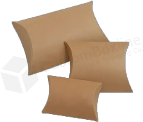  Non Printed Kraft Pillow Box Customboxline Solid Png No Cardboard Icon Youtube