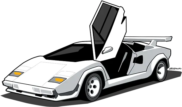  Drawing Lambo Lamborghini Countach Lamborghini Countach Drawing Png Lambo Transparent