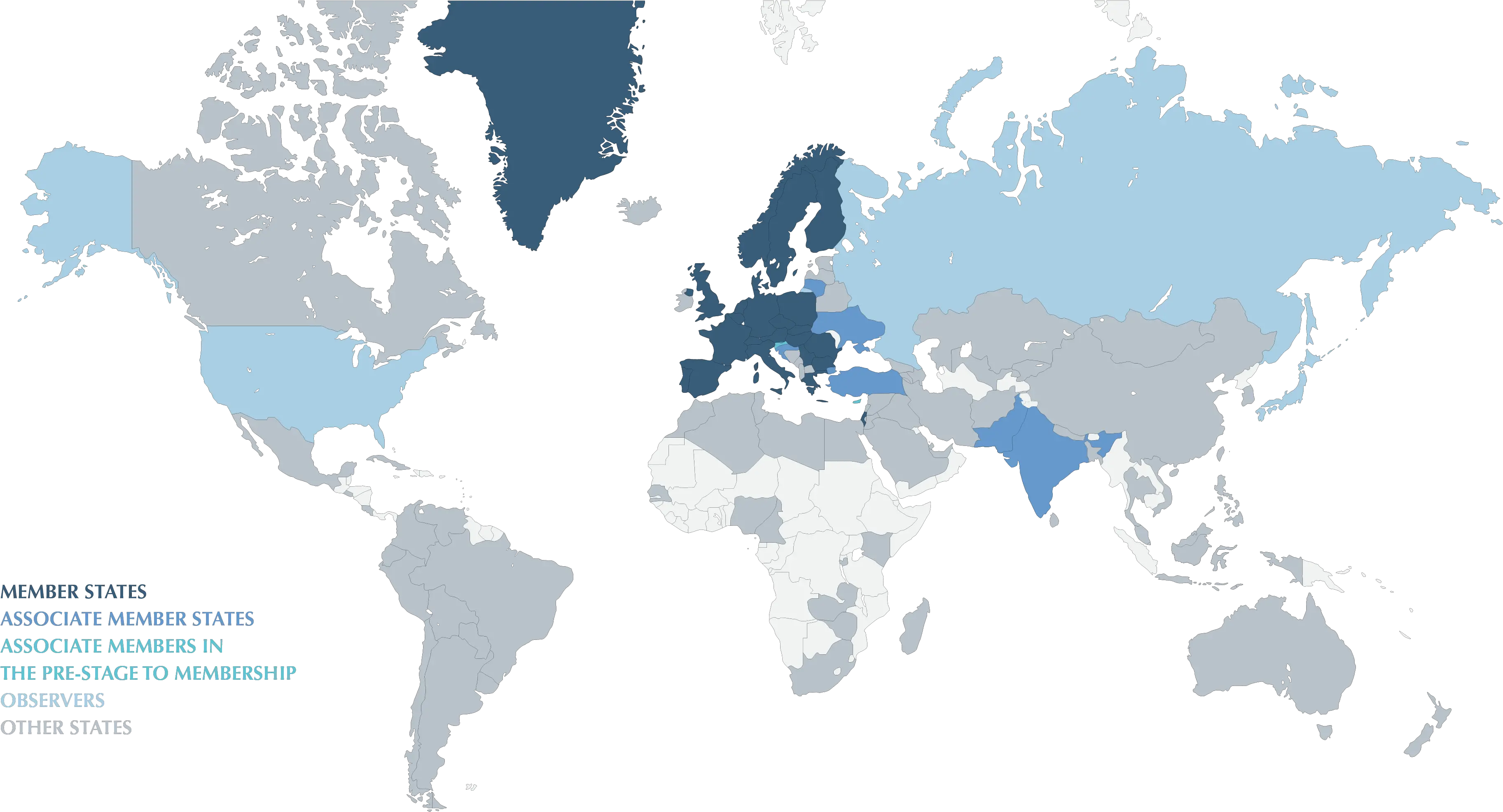  Member States October 2019 Cern Document Server Sub Saharan Africa On A World Map Png October Png