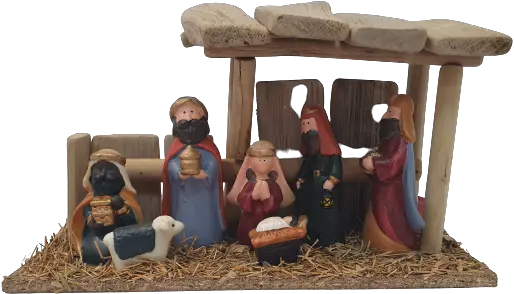  House Christmas Nativity Figures Creative House Do It Best Nativity Scene Png Christmas Nativity Icon