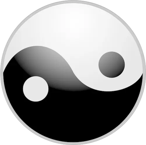  Black And Gray Yin Yang Free Svg Yin And Yang Png Yin And Yang Png