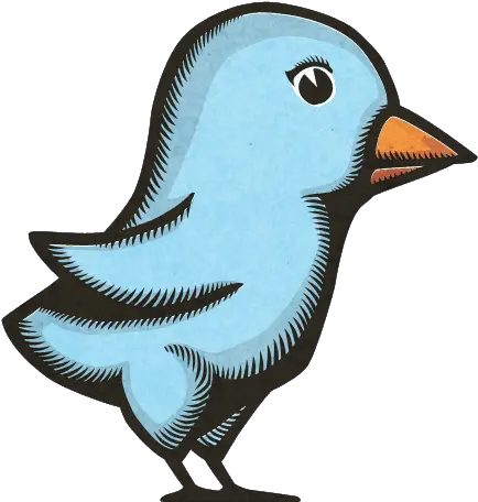  Woodprint Twitterbird Free Download Ikon Kartun Burung Png Size Of Twitter Icon