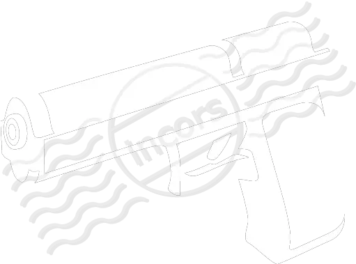  Iconexperience M Collection Gun Icon Stencil Png Pistol Transparent Background