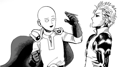  I Dont Know What Compelled Me Do This Genos And Saitama Manga Png Saitama Transparent