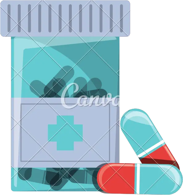  Hd Png Download Graphic Design Pill Bottle Png