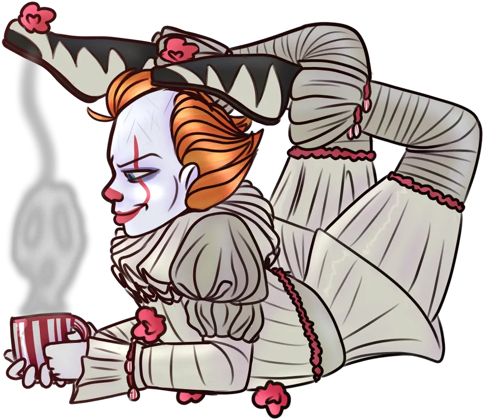  Pennywisefanart Hashtag Cartoon Pennywise Fan Art Funny Comic Png Pennywise Lgbt Icon