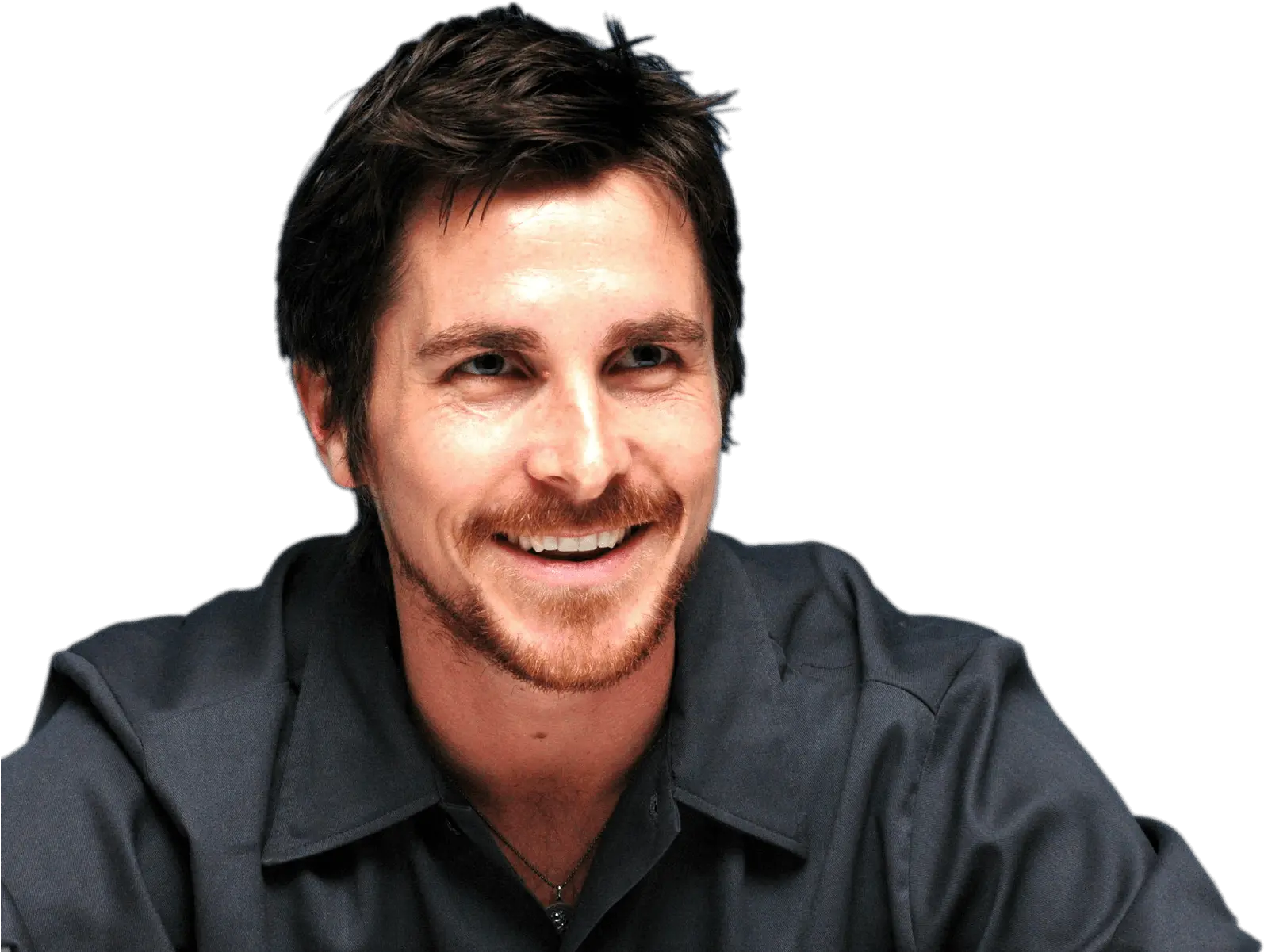  Christian Bale Smiling Christian Bale And Wife Png Keanu Reeves Png