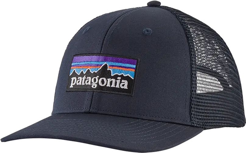  Patagonia P 6 Logo Trucker Hat Navy Patagonia Trucker Hat Png Patagonia Logo Png