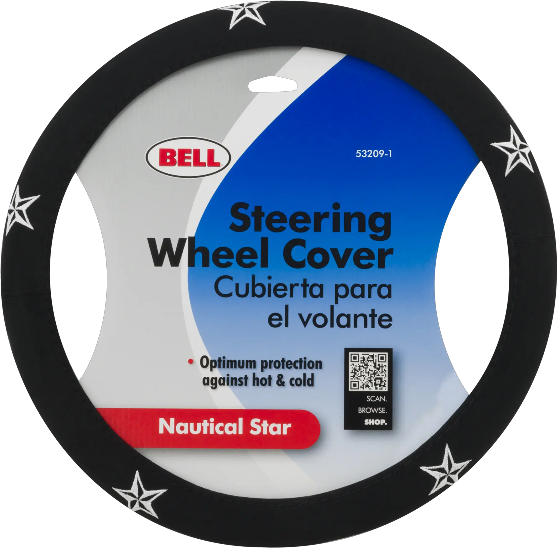  Bell Steering Wheel Cover Nautical Star 10 Ct Bell Sports Png Nautical Star Png