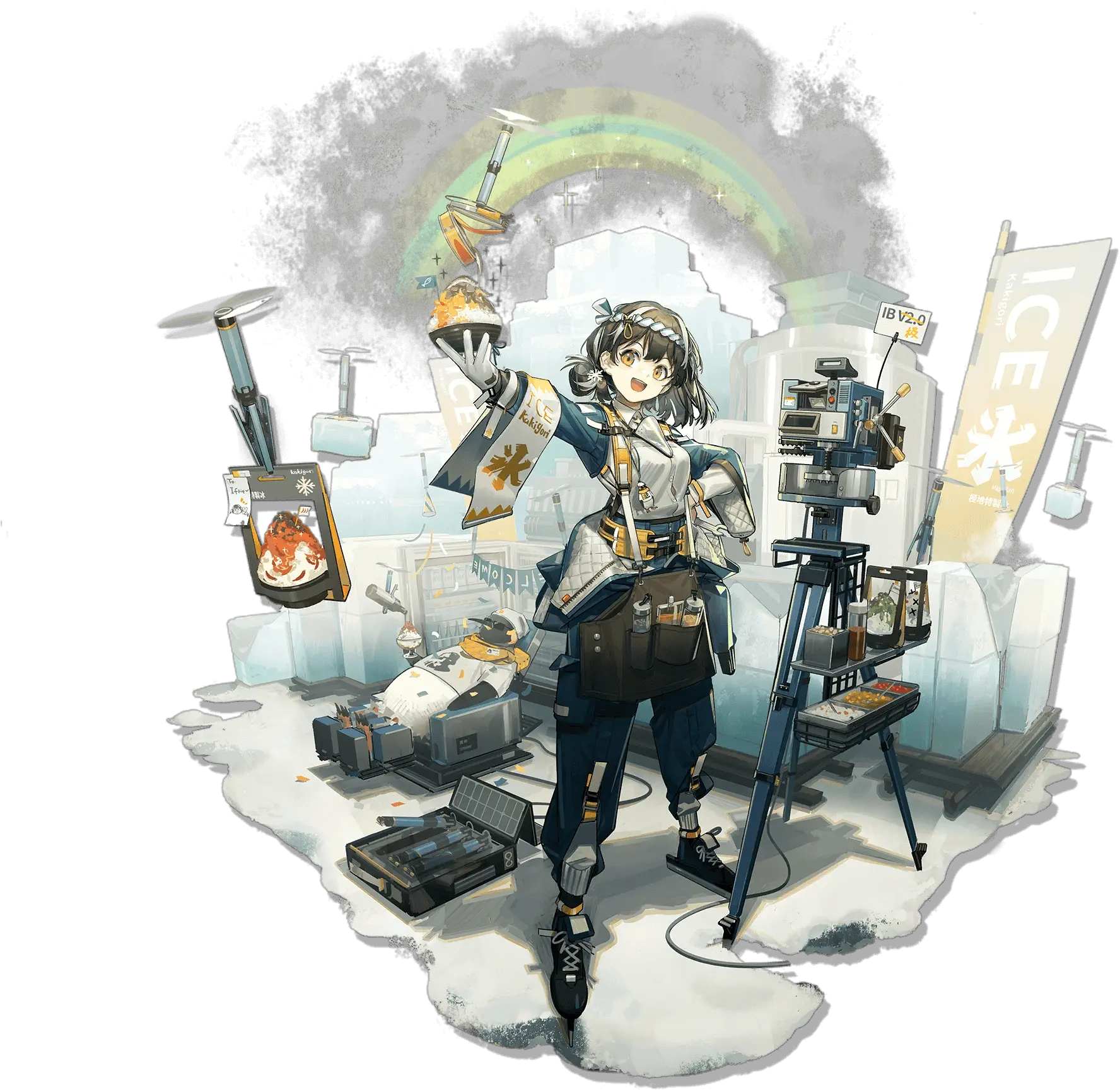  Shaved Ice Memories Arknights Wiki Gamepress Png Frost Icon R6