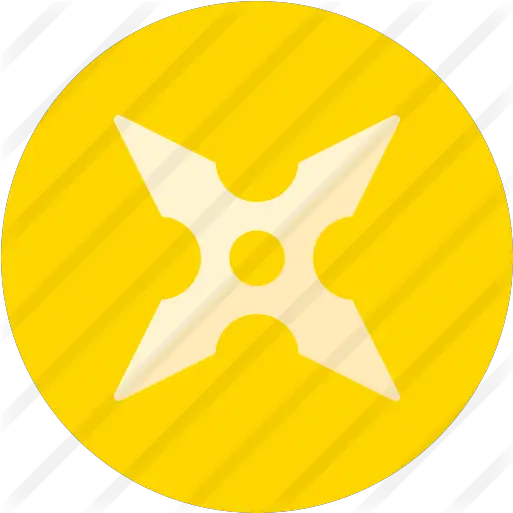  Shuriken Yellow Shuriken Png Shuriken Png