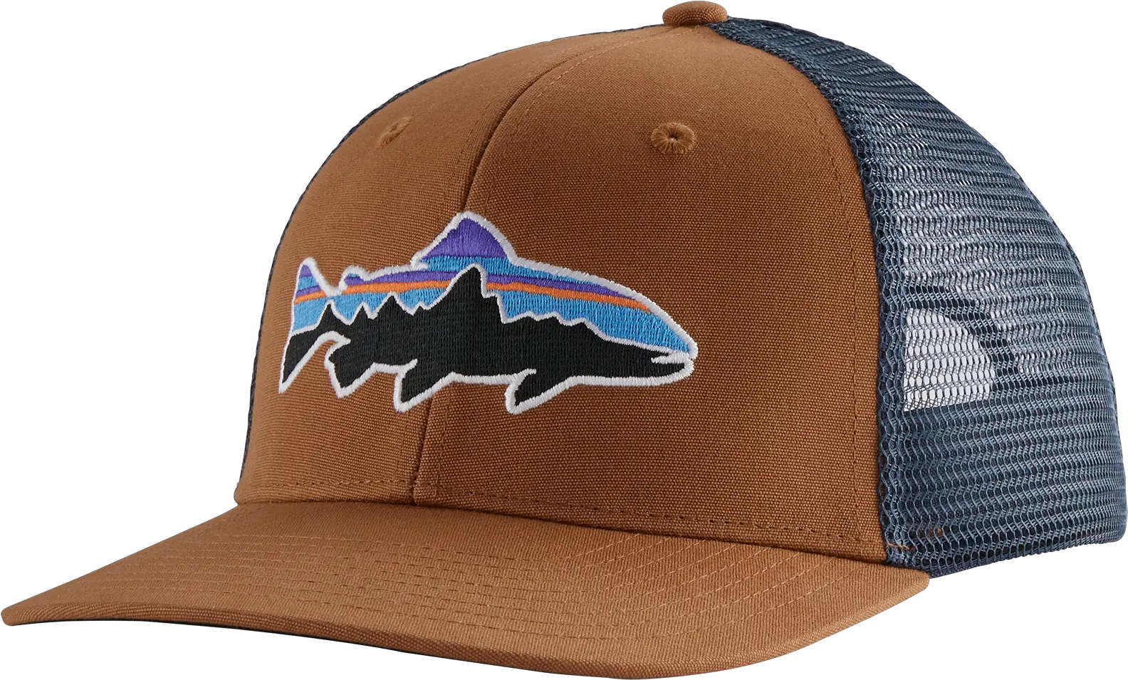  Patagonia Fitz Roy Trout Trucker Hat Patagonia Fitz Roy Trout Trucker Hat Png Patagonia Fish Logo