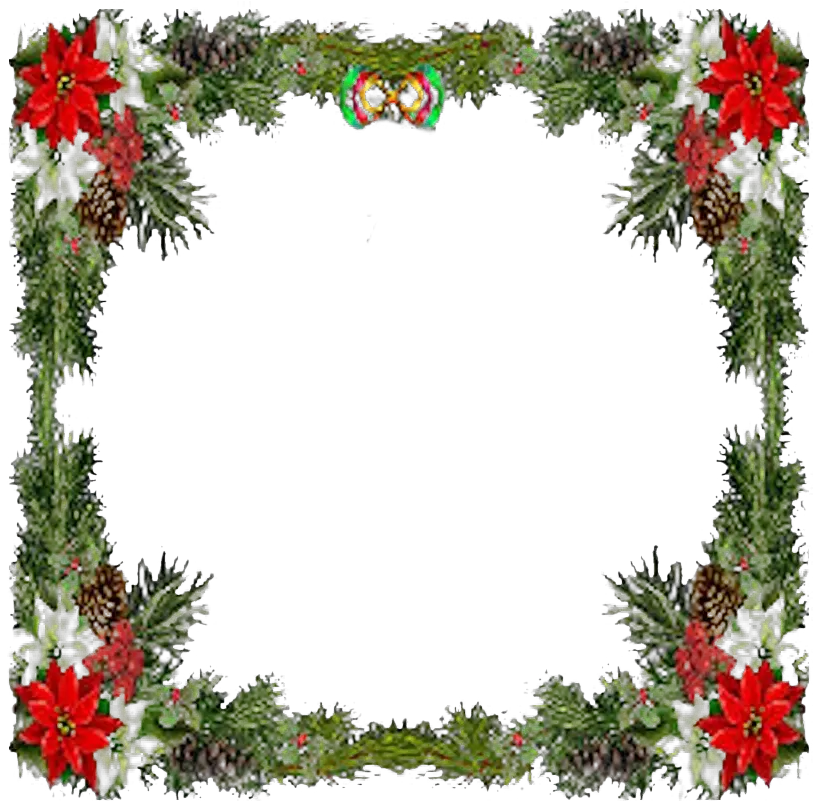  Square Christmas Frame Png Clipart Mart Printable Christmas Border Designs Frame Clipart Png