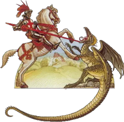  St Dragon Png St George Icon Dragon