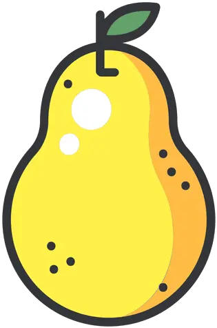  Pear Color Icon Transparent Png U0026 Svg Vector Pera Png Cartoon Pear Icon