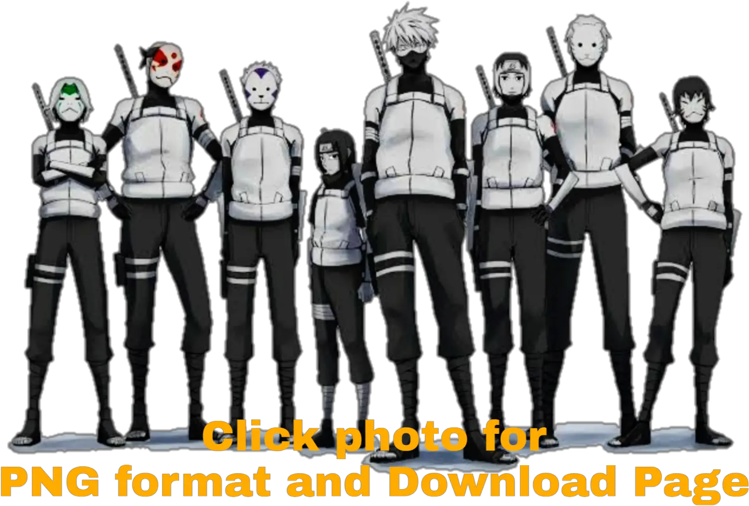  Naruto Anbu Png Click The Photo For Png Format And Photo Kakashi Png