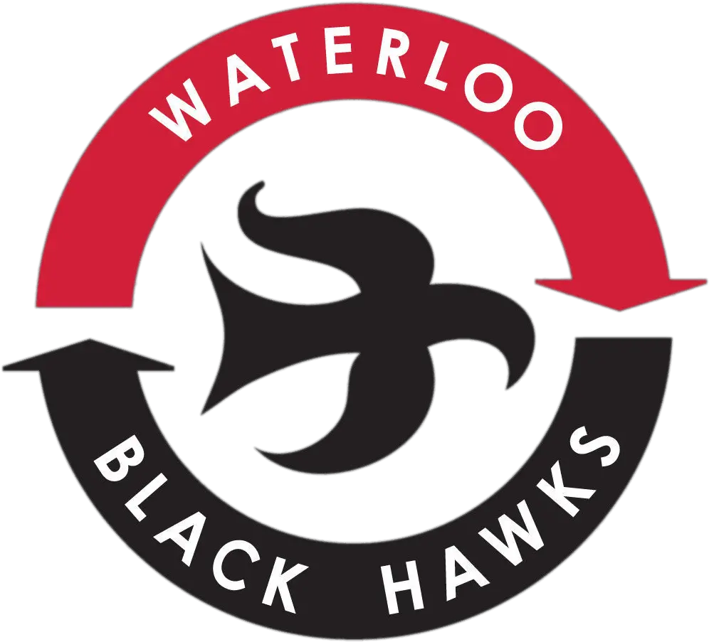  Waterloo Black Hawks Logo Transparent Waterloo Junior Hawks Png Hawks Logo Png