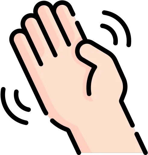  Hand Free Hands And Gestures Icons Hand Wave Flat Icon Png Hands On Hips Icon