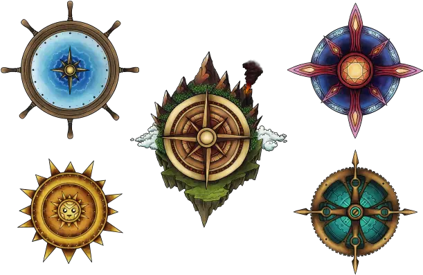  Caeorau0027s Free Compasses For Worldanvil World Anvil Blog Ship Wheel Logo Png Transparent Compass Rose