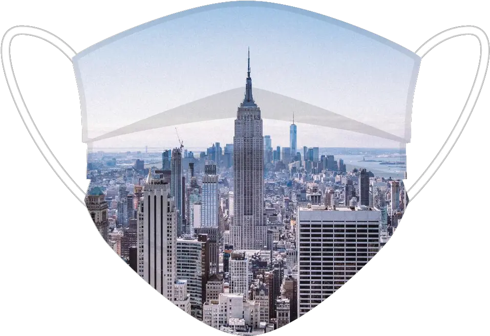  Nyc Skyline Face Cover Empire State Building Png Nyc Skyline Png