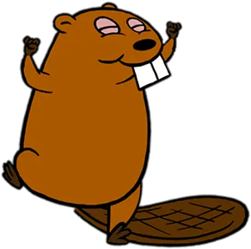  Beaver Boy Cheering Transparent Png Stickpng Peep And The Big Wide World Beaver Boy Peep Png