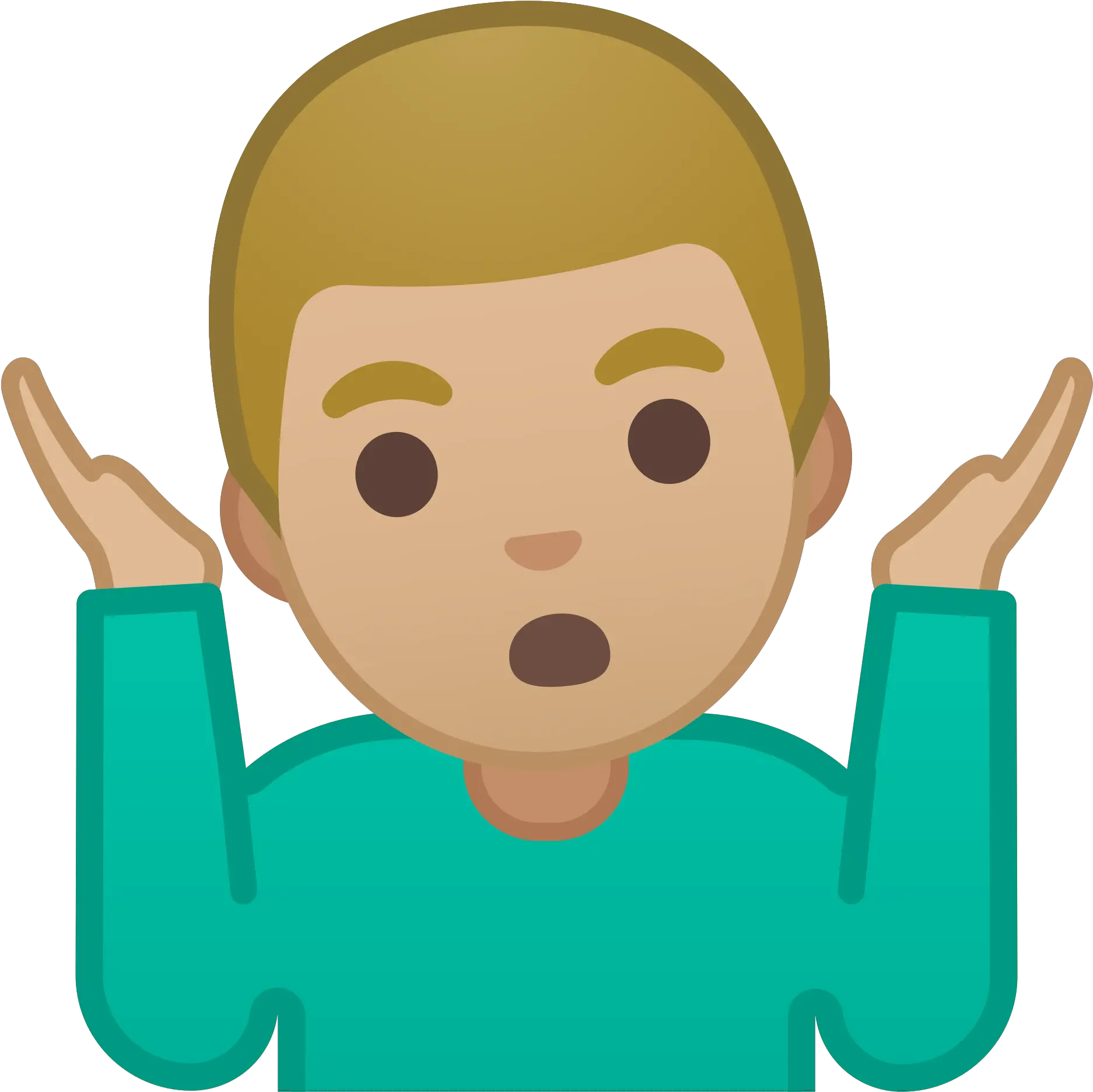  Open Shrug Emoji Full Size Png Download Seekpng Shrug Emoji Transparent Background Shrug Png