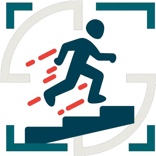  Person Intellisee Running Png Stairs Icon Png