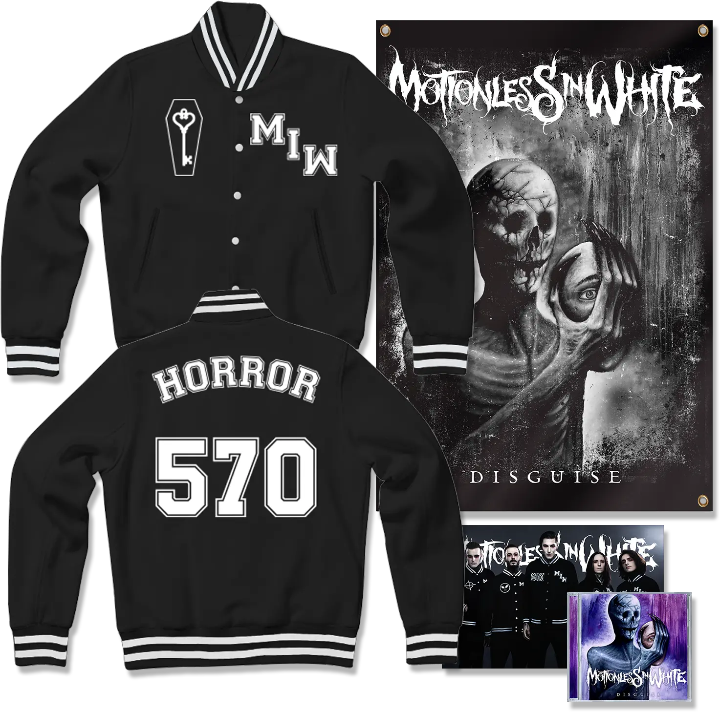  Motionless In White Motionless In White Disguise Jacket Png Motionless In White Logo