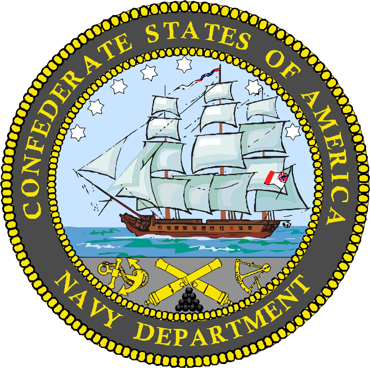  Confederate States Navy Seal Transparent Cartoon Jingfm Oregon State Seal Png Navy Seal Png