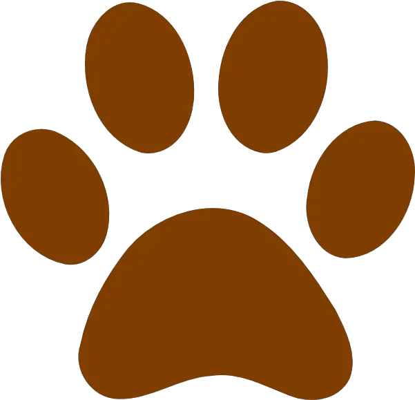  Grizzly Red Paw Print Clip Art Png Bear Claw Png