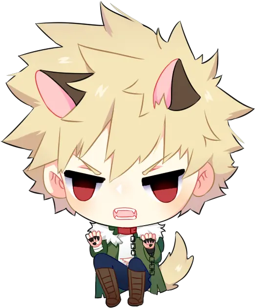  Bakugou Sticker Transparent Png Original Size Png Image Katsuki Bakugo Cute Bakugou Transparent