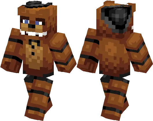  Freddy Fazbear Freddy Fnaf Minecraft Skin Png Freddy Fazbear Png