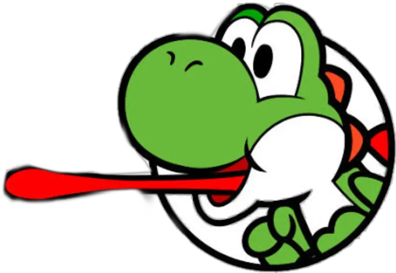  Yoshi Sticker Super Paper Mario Color Splash Yoshi Png Yoshi Transparent