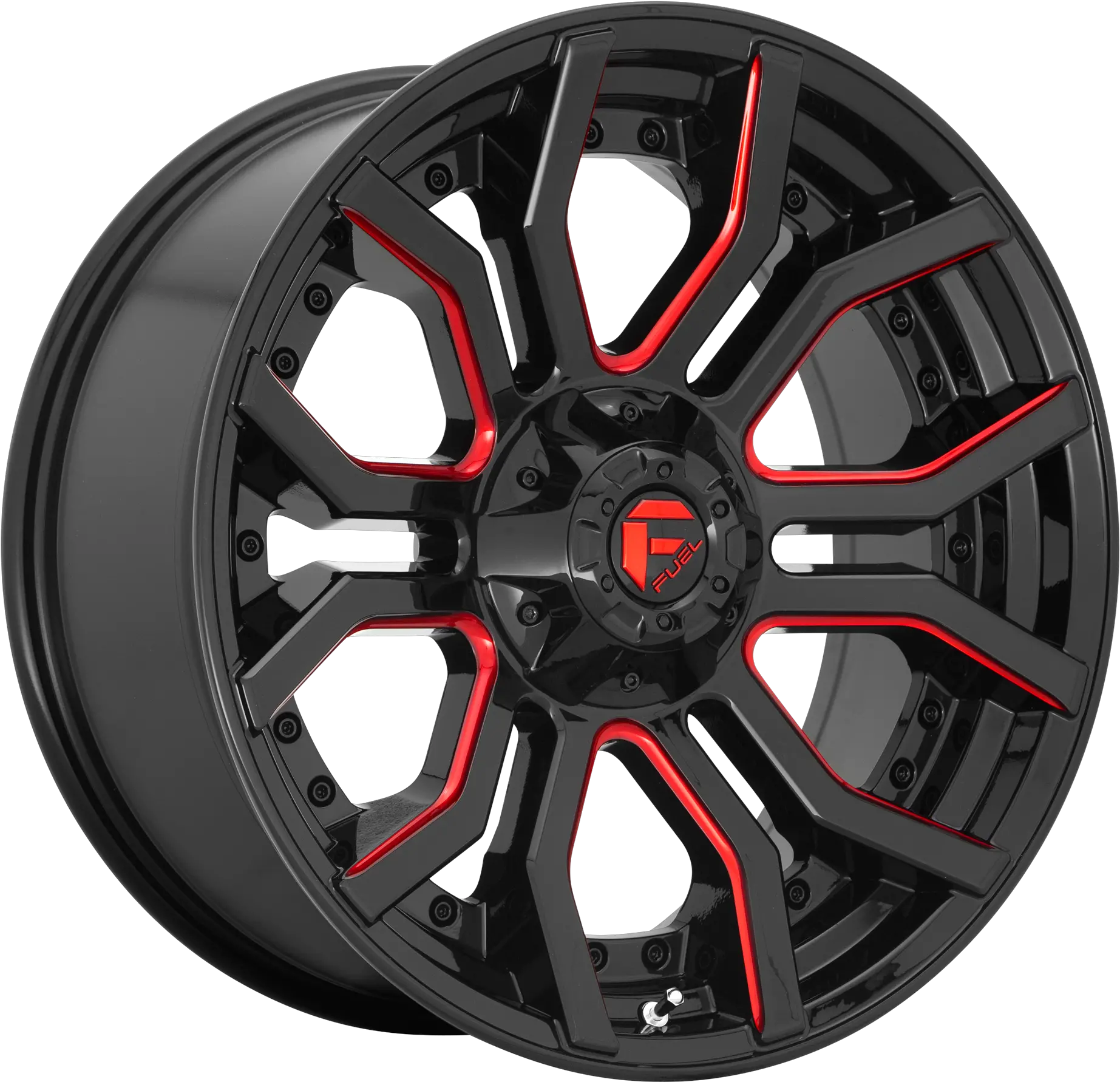  D712 Rage Wheel Pros Red Rims For Jeep Wrangler Png Rage Transparent