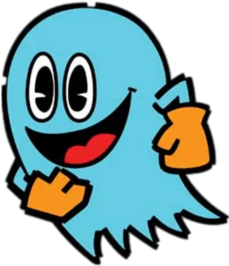  Pac Man Inky Transparent Png Cartoon Pac Man Ghost Pac Man Transparent Background