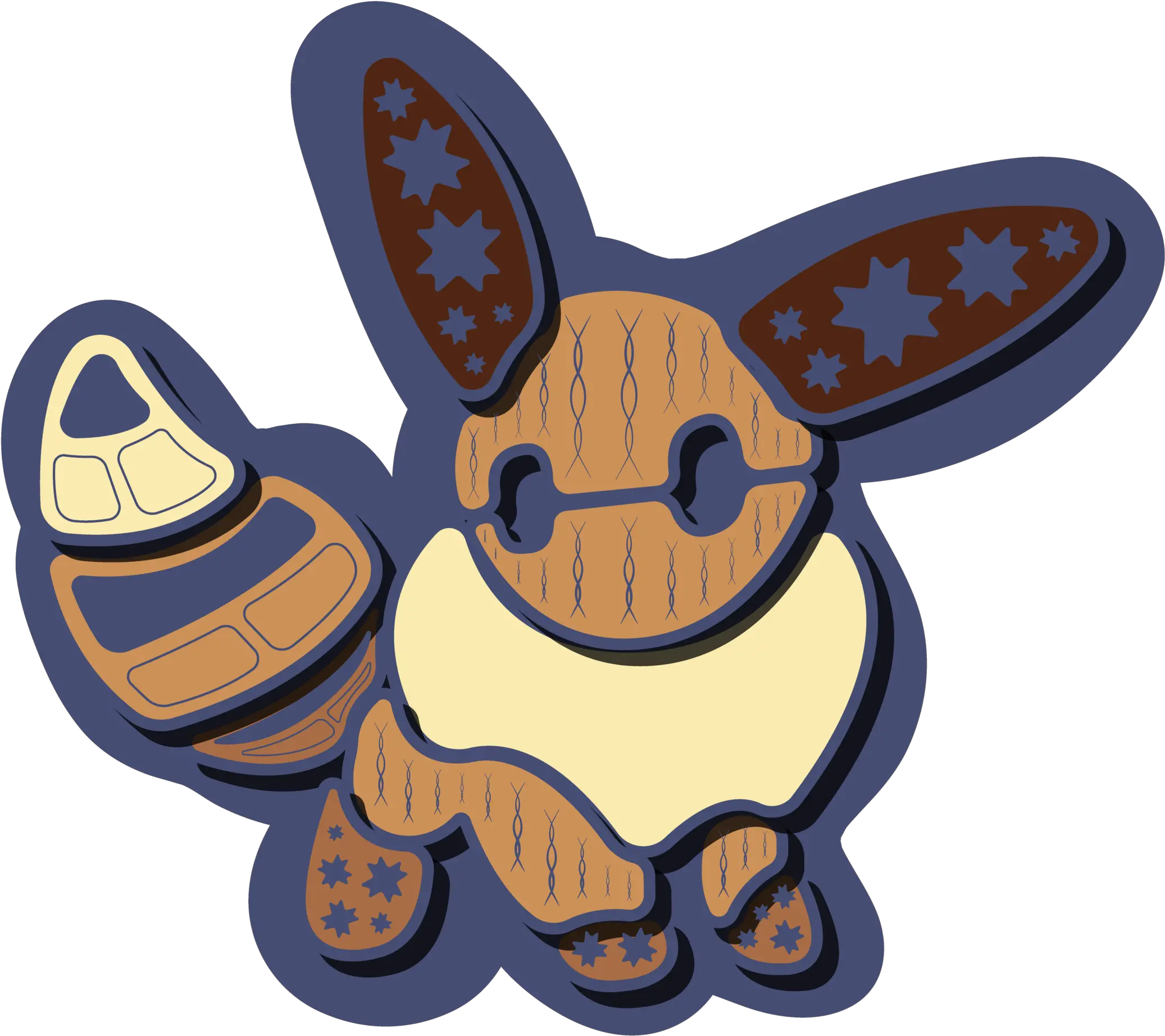  Eevee Sticker U2014 Izel Studios Cartoon Png Eevee Png