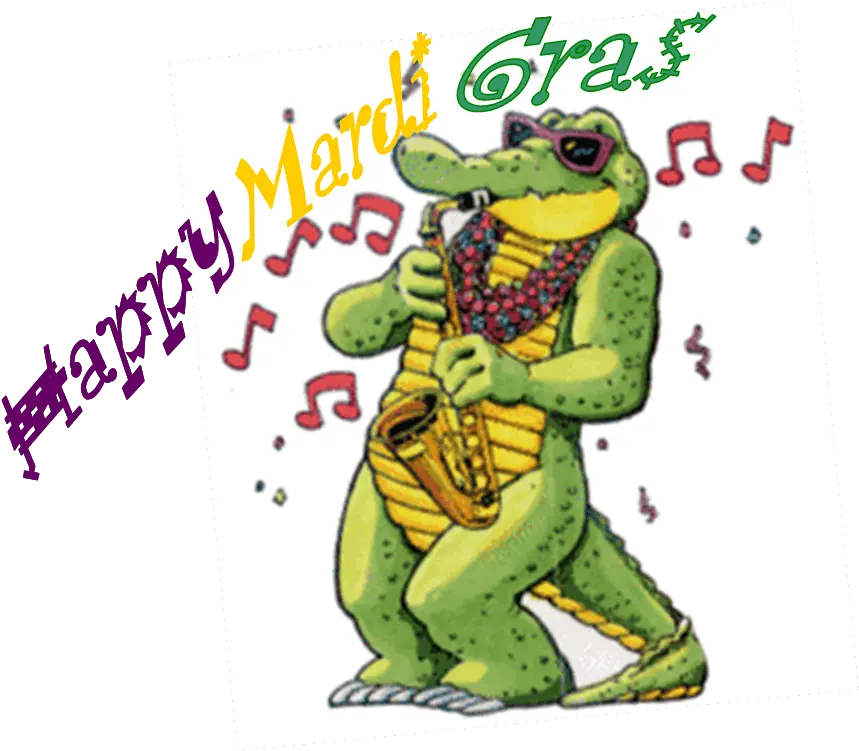  Happy Mardi Gras Tacoma World Happy Mardi Gras Alligator Png Mardi Gras Png