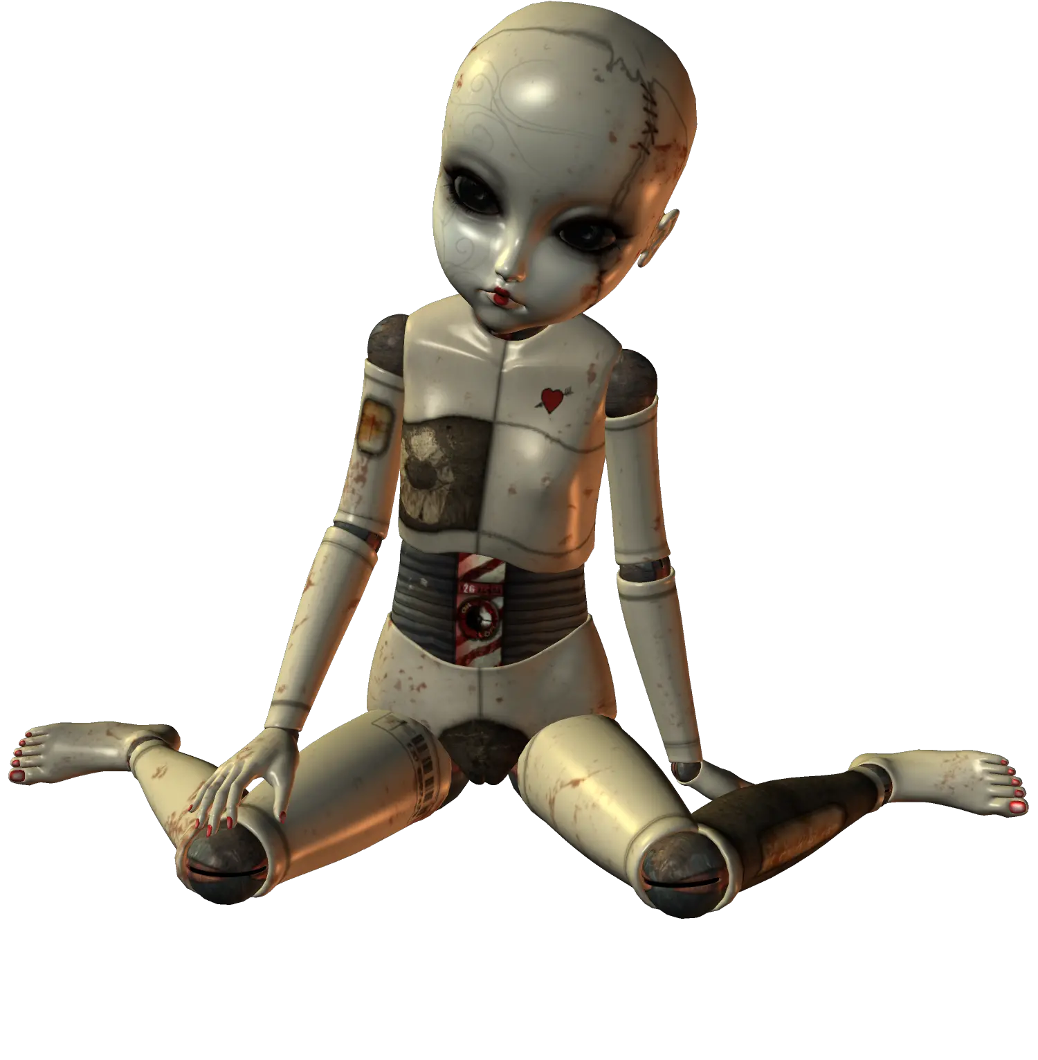  Download Creepypngtransparentimage Free Transparent Png Ball Jointed Doll Creepy Spooky Png