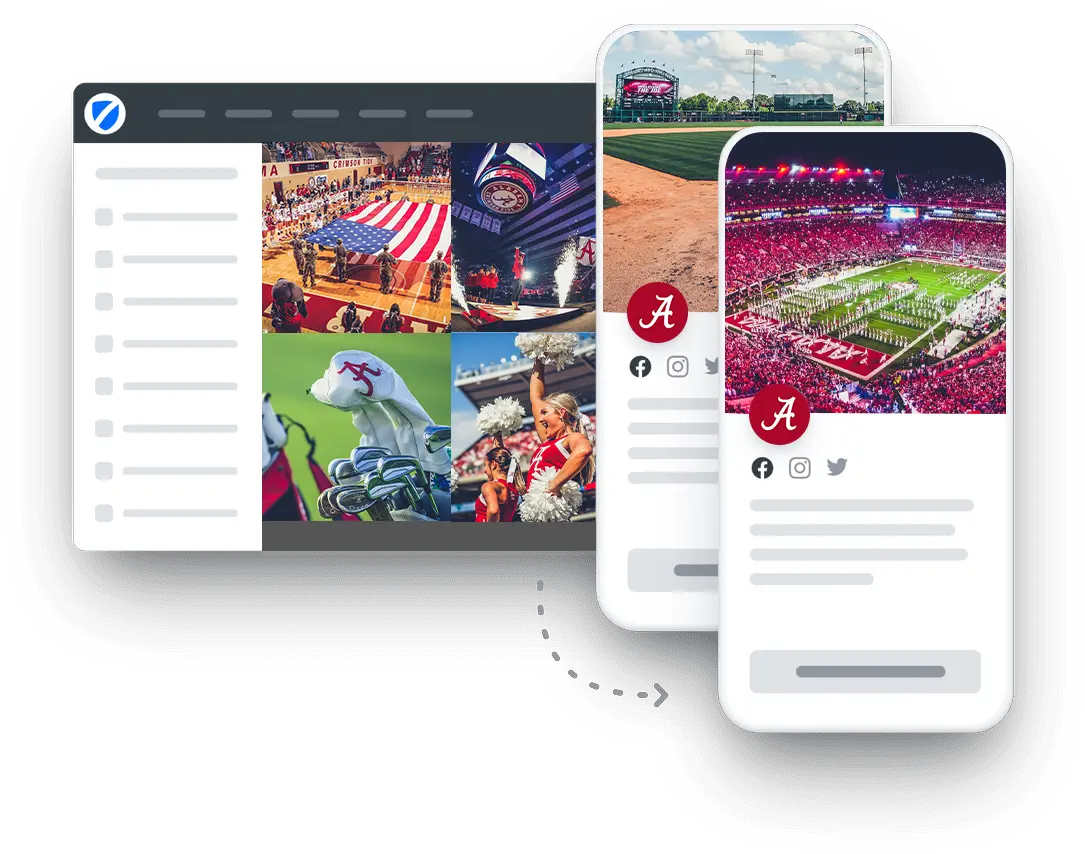  Alabama Athletics Partners With Socialie University Of Smartphone Png Roll Tide Png