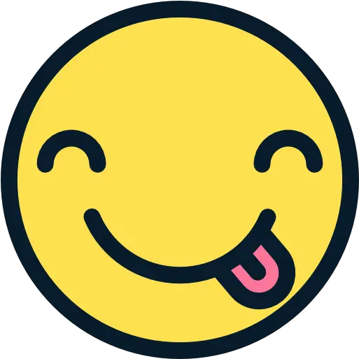  Faces Wink Interface Feelings Emoji Smileys Tongue Cute Smiley Face Png Wink Png