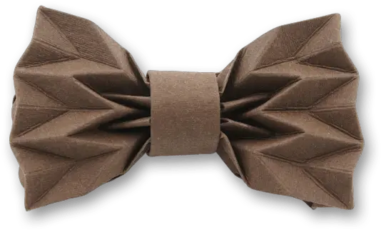  Download Origami In Coffee Brown Bow Tie Silk Full Size Brown Bow Transparent Png Bow Tie Transparent