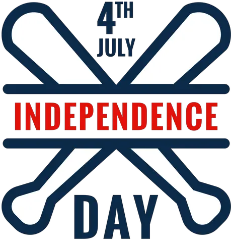  Independence Day Baseball Bats Icon Transparent Png U0026 Svg Language 4th Of July Icon