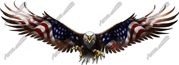  American Eagle Flight Wide American Png American Flag Eagle Png