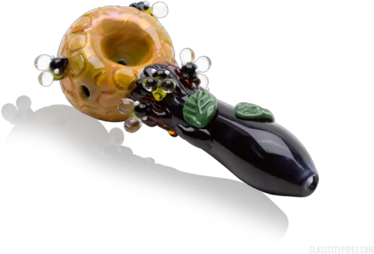  Empire Glassworks Honeypot Hand Pipe U2013 Glass City Pipes Glass Png Honey Pot Png