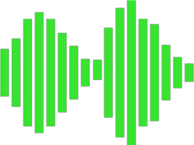  Green Audio Waves Png Transparent Music Waves Clip Art Sound Wave Png