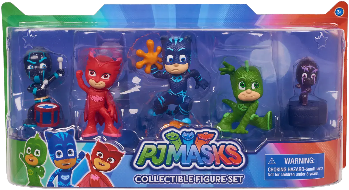  Download Pj Masks Figure Asst 5pk Pj Mask Collectible Pj Masks Collectible Figures Set Png Pj Mask Png