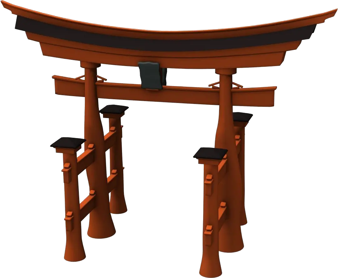  Torii Gate Free Png Image All Itsukushima Floating Torii Gate Gate Png