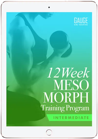  12 Week Mesomorph Intermediate Gym Training Plan Png Morph Icon