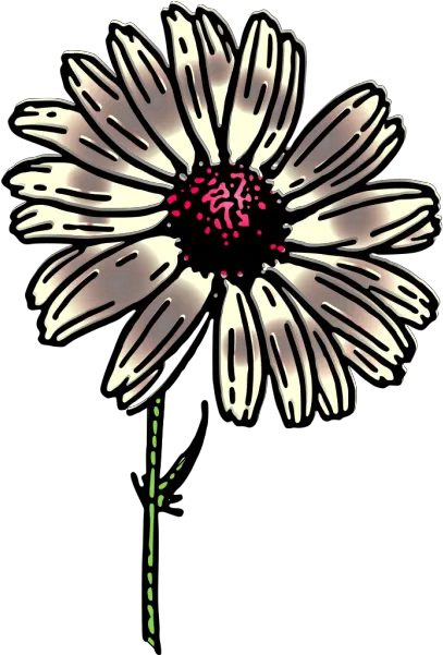  Blue Daisy Png Svg Clip Art For Web Download Clip Art Girly Daisy Icon